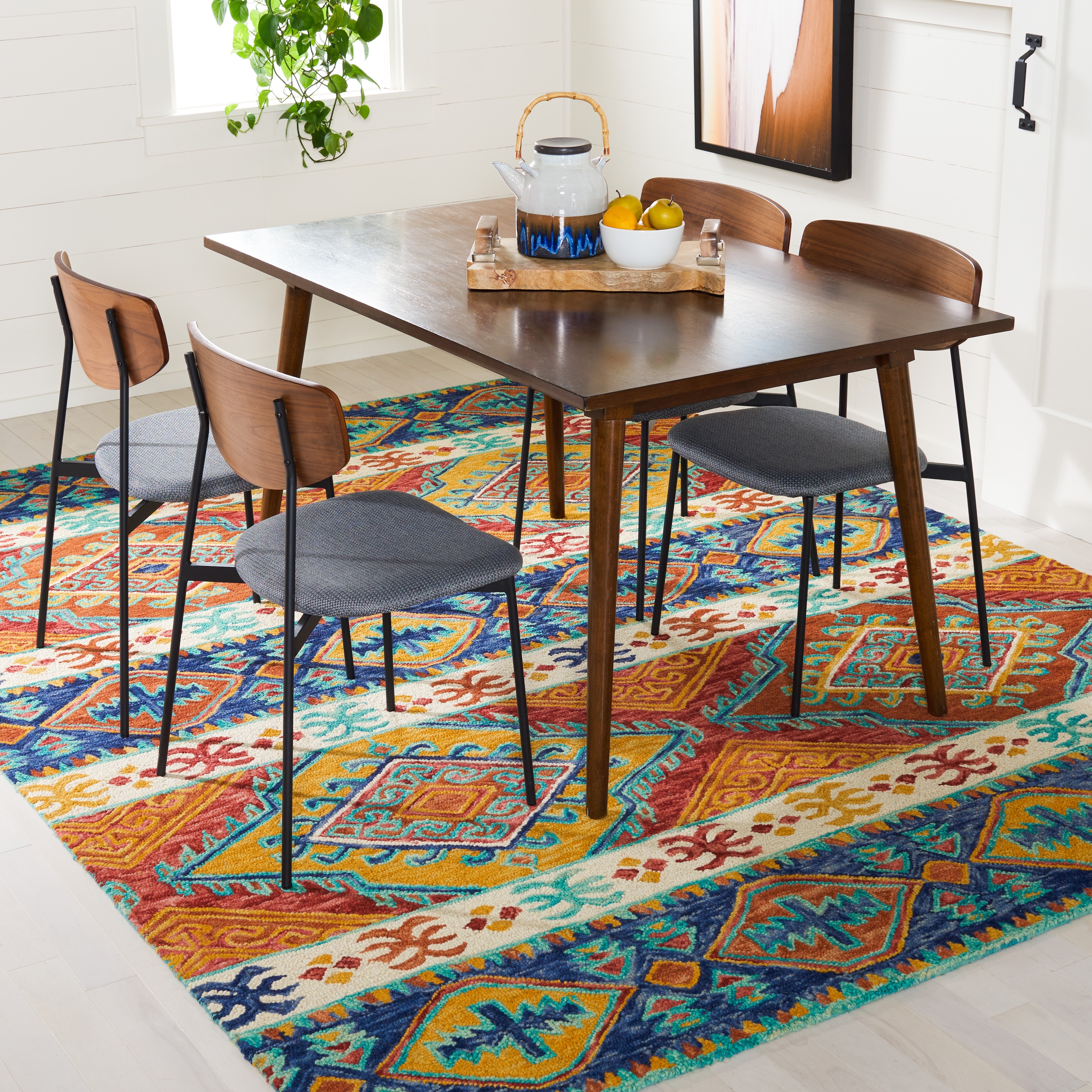 SAFAVIEH Handmade Aspen Geesche Boho Tribal Wool Rug