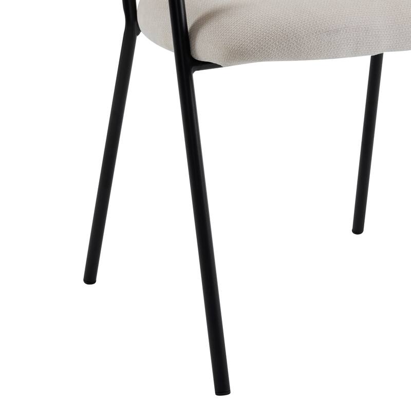 Nest Upholstered Arm Dining Chair by Christopher Knight Home