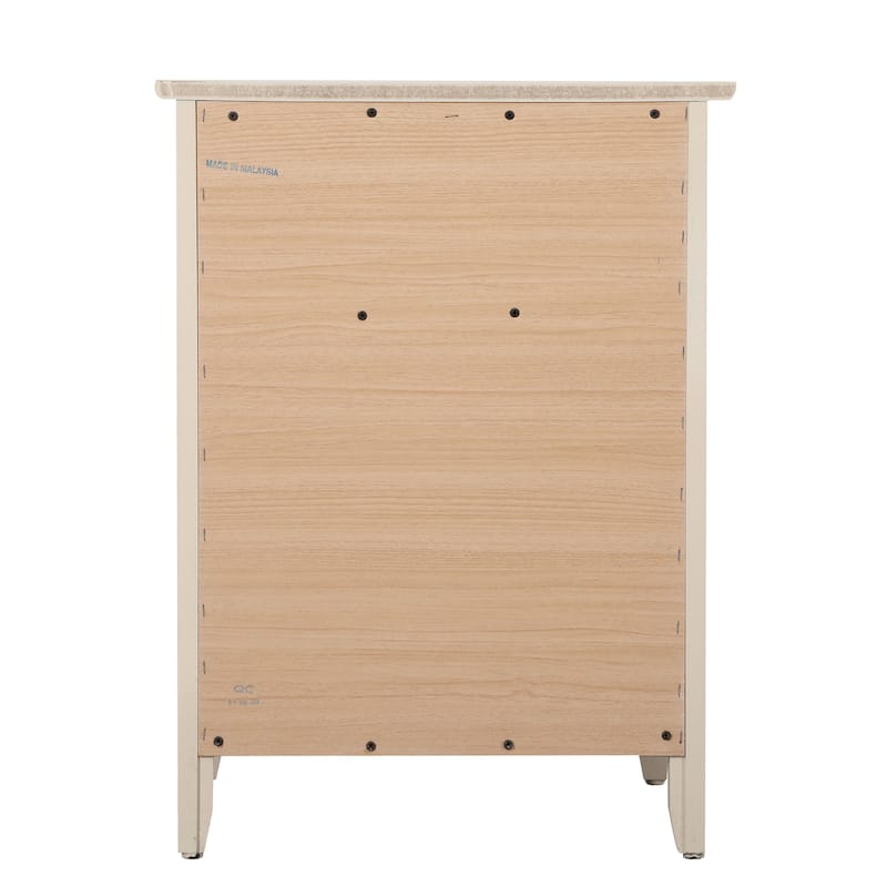 Izzy 1-drawer and Cabinet Wooden Nightstand