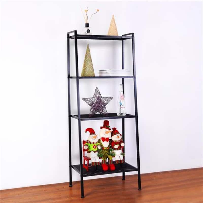 Widen 4 Tiers Bookshelf Black - 23.62 x 13.78 x 57.87