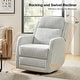 preview thumbnail 10 of 48, Diana Modern Polyester 360-degree Swivel Rocker Recliner Set of 2 by HULALA HOME