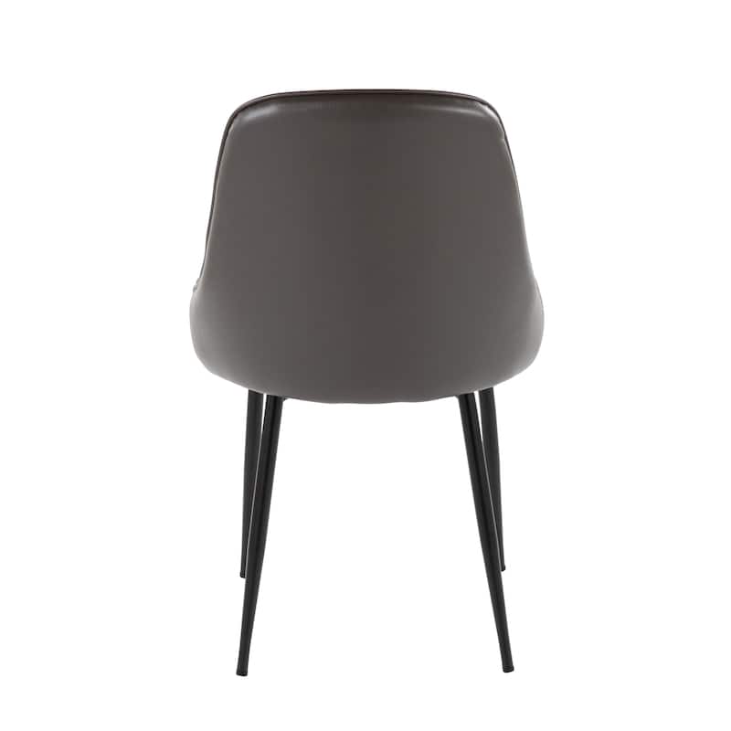 Silver Orchid Naldi Faux Leather Dining Chair - Set of 2