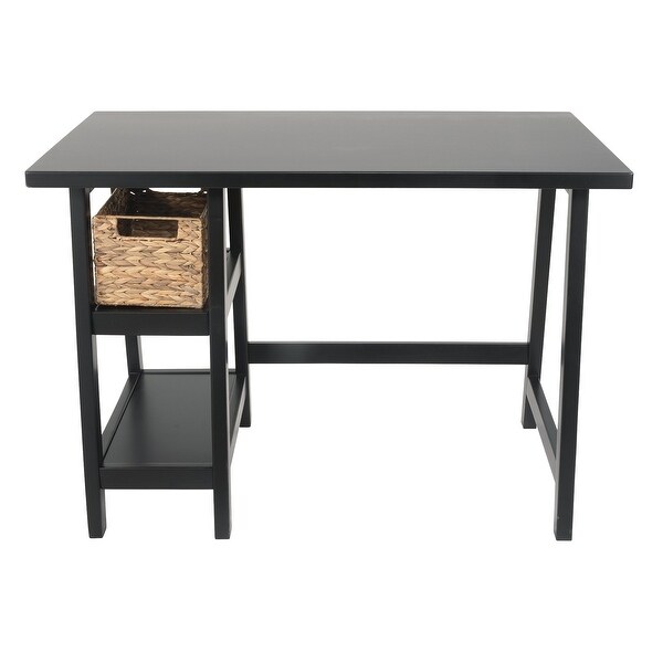 black small desk