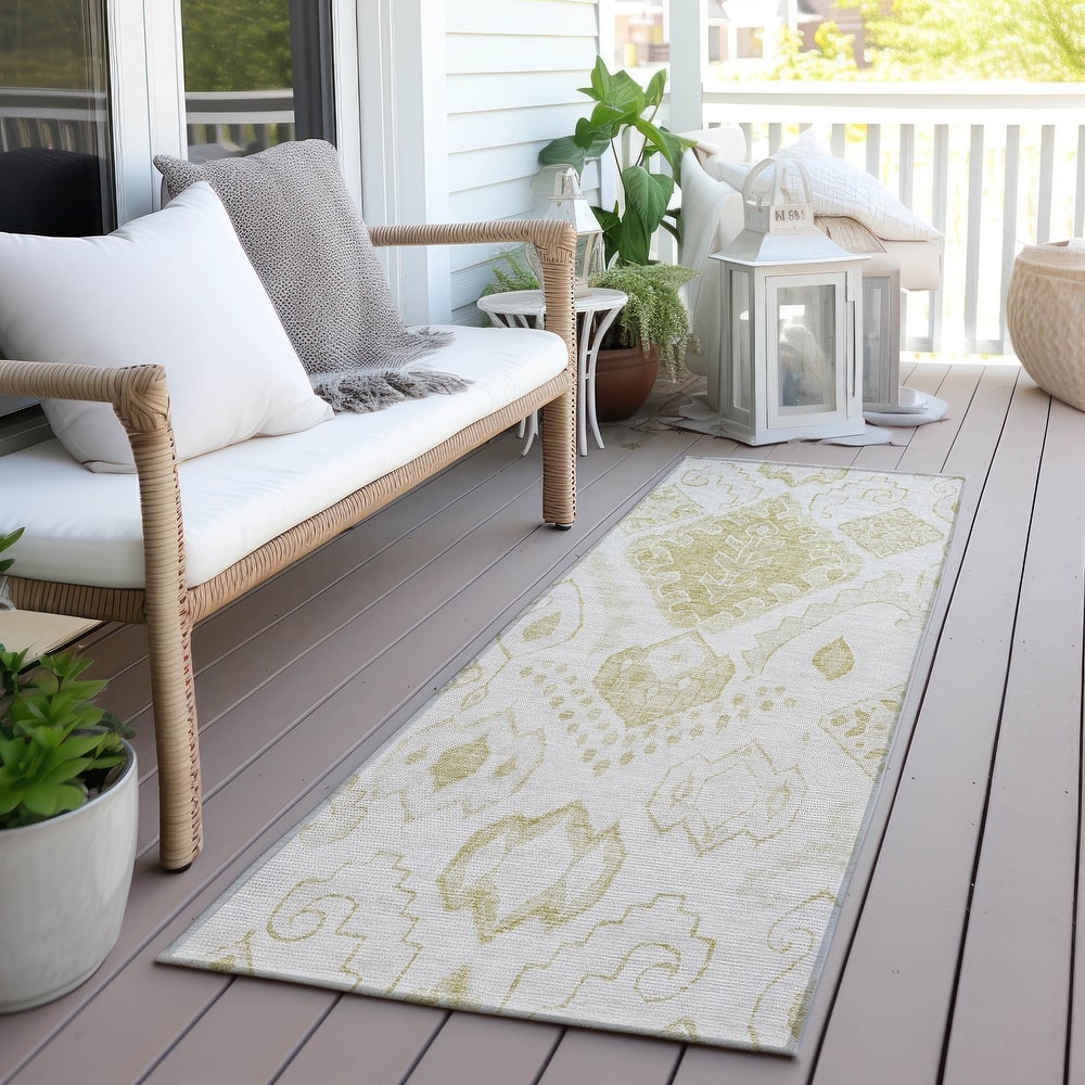 Machine Washable Indoor/ Outdoor Chantille Global Boho Rug