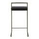 preview thumbnail 13 of 74, Carbon Loft Yadriel Industrial Antique Stackable Counter Stool (Set of 2) Black Velvet