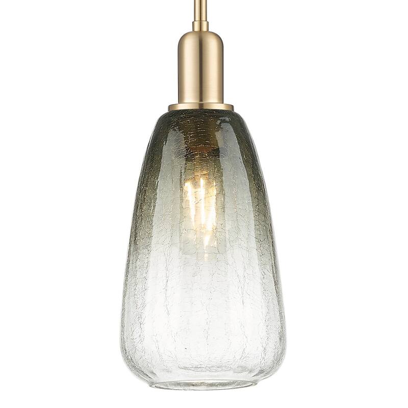 Innovations Lighting 716-1S-G480-6SL Brookhaven Almond 6" Wide Mini - Champagne Bronze