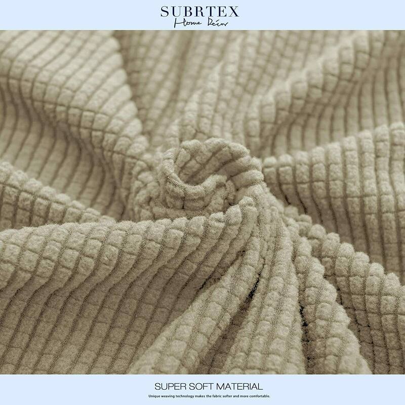 Subrtex Stretch Armchair Slipcover 1 Piece Spandex Furniture Protector