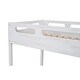 preview thumbnail 10 of 20, Twin over Full Solid Wood Bunk Bed with Built-in Ladder