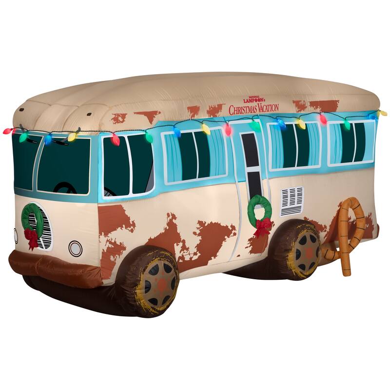 Gemmy Christmas Inflatable National Lampoon's Vacation RV, 4 ft Tall