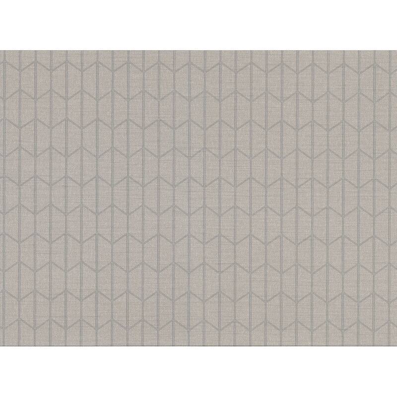 Gauntlet Grey Geometric Wallpaper