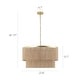 preview thumbnail 28 of 34, GetLedel 23.8" 6-Light Dimmable Handwoven Drum Chandelier
