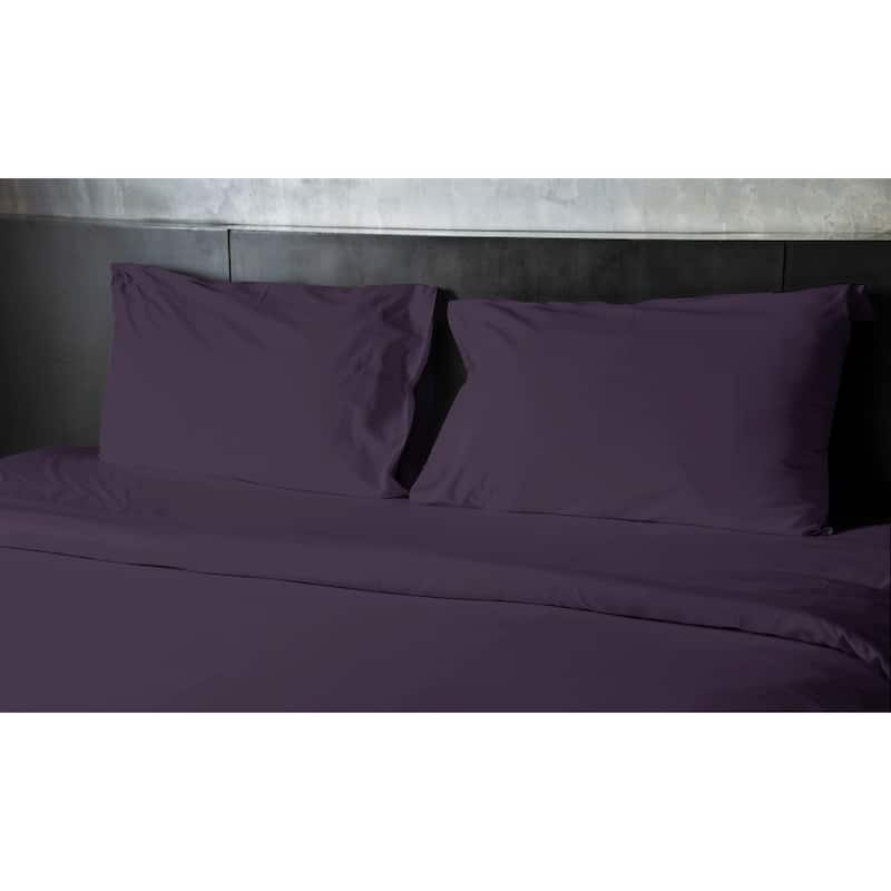 King Size Comfort 4-Piece 1800 Count Bedding - EXTRA SOFT DEEP SHEETS - Eggplant