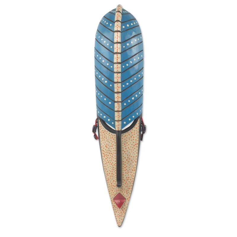 Novica Northern Maiden Beauty II African wood mask