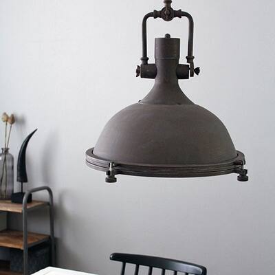 Large Industrial Nautical Hanging Pendant Ceiling Light Fixture