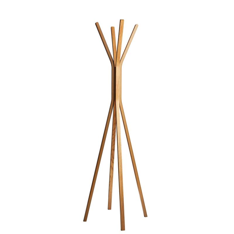 Adesso Toby Wood 68-inch Coat Rack - Natural Wood