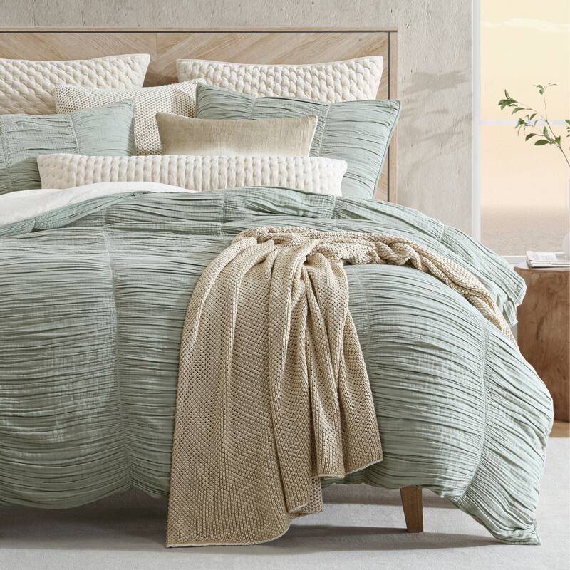 DKNY PURE Velvet Quilt Euro Sham