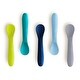 preview thumbnail 2 of 3, bbluv Spoon Set of 5 Silicone Spoons Blue