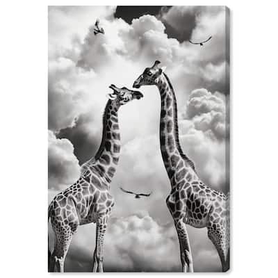 Giants in Love I Canvas by Art Remedy, Gallery Wrapped