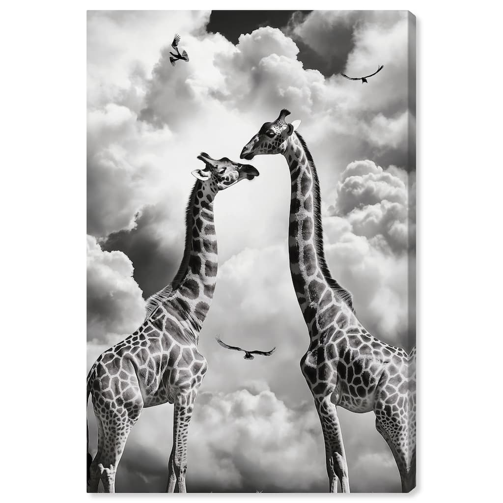 Giants in Love I Canvas by Art Remedy, Gallery Wrapped