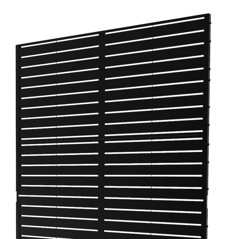 Outdoor Metal Privacy Screen Panel Free Standing