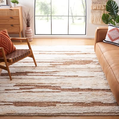SAFAVIEH Handmade Tribeca Alfhildur Rustic Wool Rug