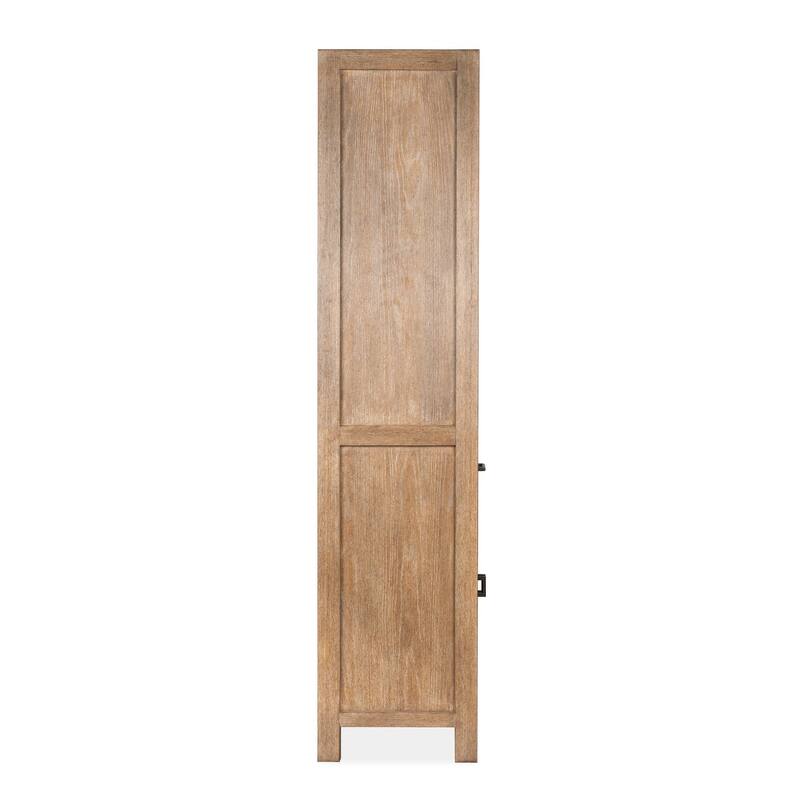 Magnussen Home Plum Creek Sierra Brown Display Cabinet - 42''W x 18''D x 80''H