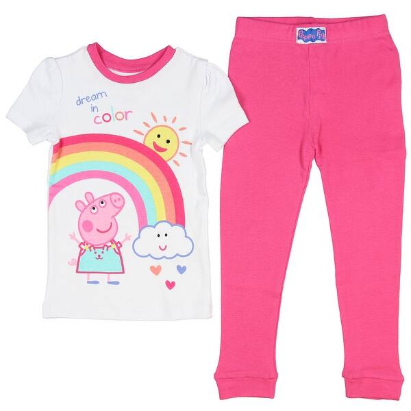 Shop Peppa Pig Toddler Girls Pajamas Dream In Color 4pc Mix And