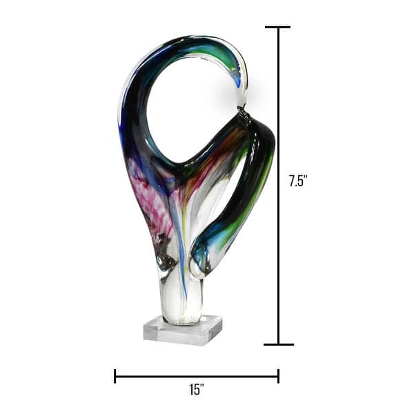 Contorted Item Contorted Handcrafted Art Glass Sculpture - Bed Bath & Beyond - 30631531