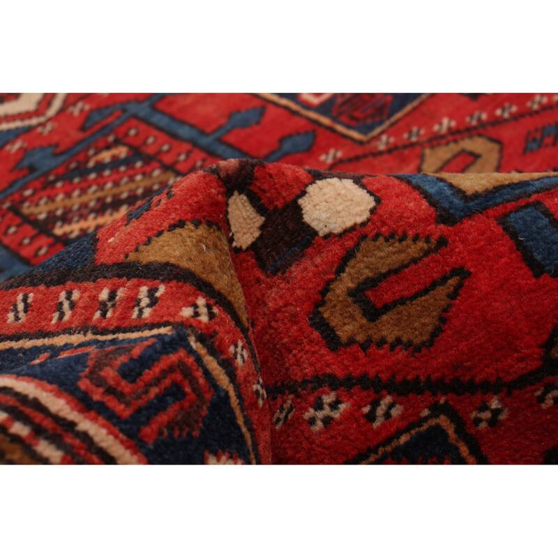 ECARPETGALLERY Hand-knotted Konya Anatolian Red Wool Rug - 3'7 x 10'7