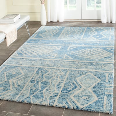 SAFAVIEH Handmade Chatham Vineta Modern Wool Rug