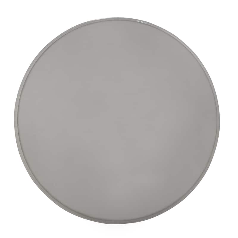 Adison Bone White Dining Table with Pedestal Base