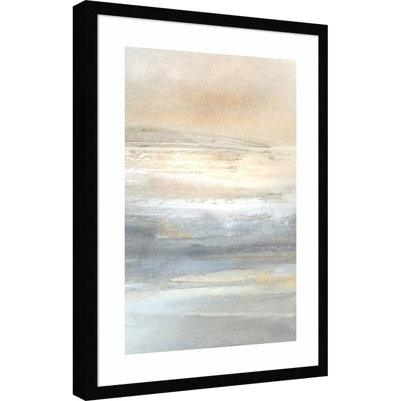 Land No. 2 by Dan Hobday Wood Framed Wall Art Print