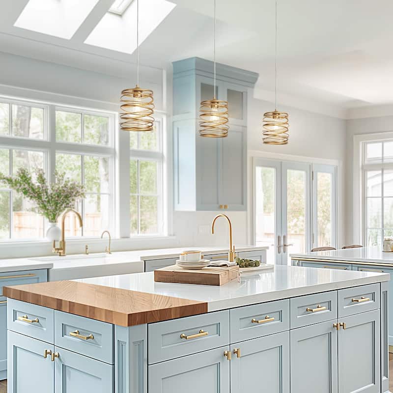 Modern Farmhouse 1-Light Pendant Light for the Kitchen Island Dining Room