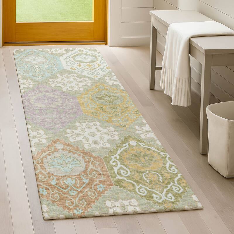Machine Washable Indoor/ Outdoor Global Bayfield Chantille Rug