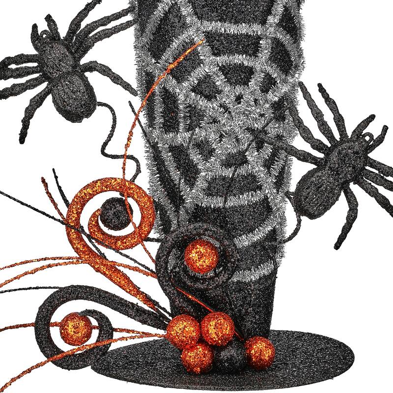 12" Halloween Hat With Spiders