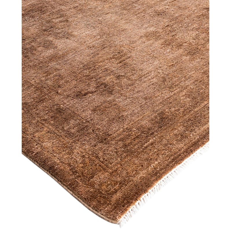 Overdyed One-of-a-Kind Hand-Knotted Area Rug - Beige - 12' 1" x 14' 10"