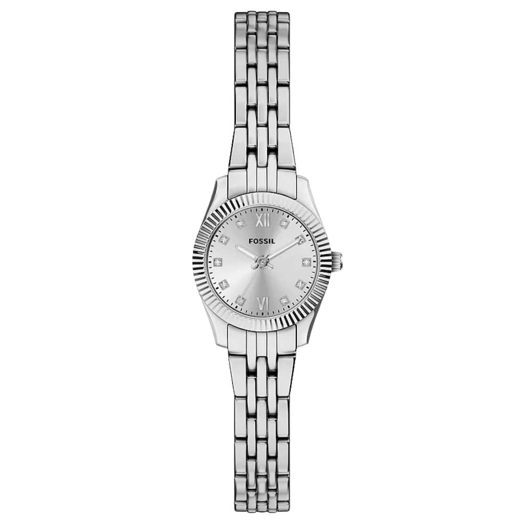 Fossil Women's Scarlette Mini Silver Dial Watch - ES5475 - One Size