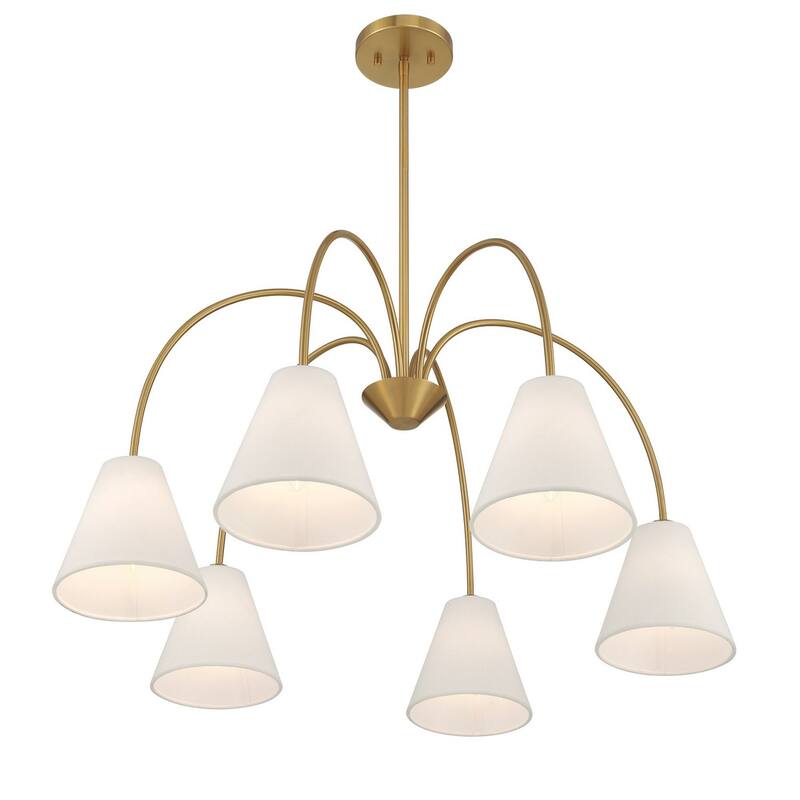 6-Light Chandelier By Trade Winds