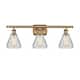 Option Brushed Brass / Clear Crackle
