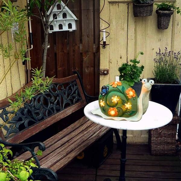 Shop Solar Snail Lights Solar Garden Lights Outdoor Snail Solar