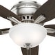 preview thumbnail 14 of 20, Hunter 52" Newsome Flush Mount Ceiling Fan with LED Bowl Light Kit and Pull Chain
