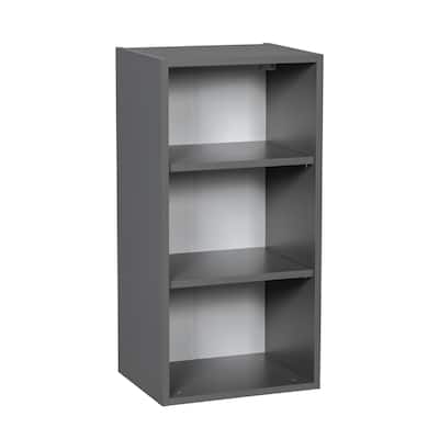 15" x 30" Wall Cabinet-Single Door-Grey - 15 x 30 x 12