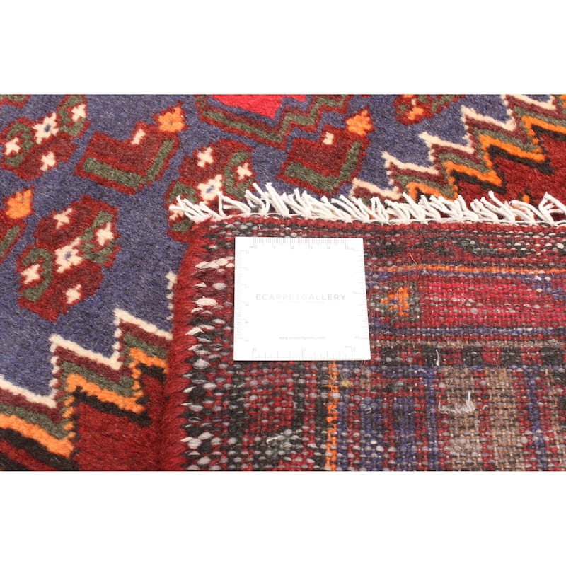 ECARPETGALLERY Hand-knotted Andelz Red Wool Rug - 4'2 x 6'9