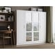preview thumbnail 3 of 20, Palace Imports 100% Solid Wood Optional Shelf for 4-Door Wardrobe Armoires