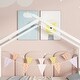 preview thumbnail 5 of 10, White Twin Size Pine Wood House-shaped Bed with Trundle and Roof for Kids, Boys and Girls