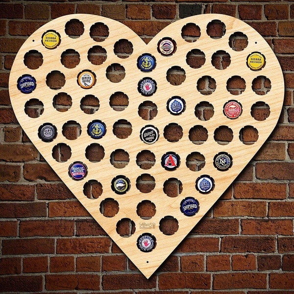 I Heart Beer Bottle Cap Holder