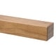 preview thumbnail 1 of 2, Classic Fireplace Mantel Shelf 48 in. - Oak