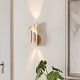 preview thumbnail 3 of 29, Iron Modern Wall Sconce with Novelty Shade and Metal Frame