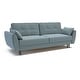 preview thumbnail 1 of 17, Modern Alisa Sleeper Sofa, Flared Arm Couch Sofa for Room Decor, Solid Pine Wood Made Comfortable Sofa Bed Furniture