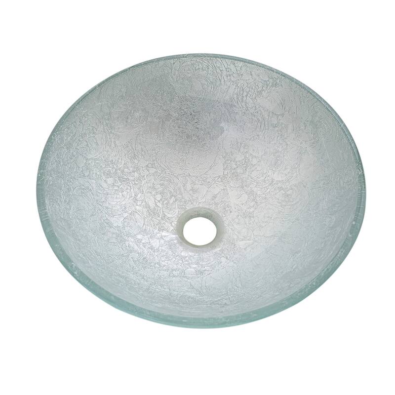 Fine Fixtures Modern glass Vessel Round 16 X 16